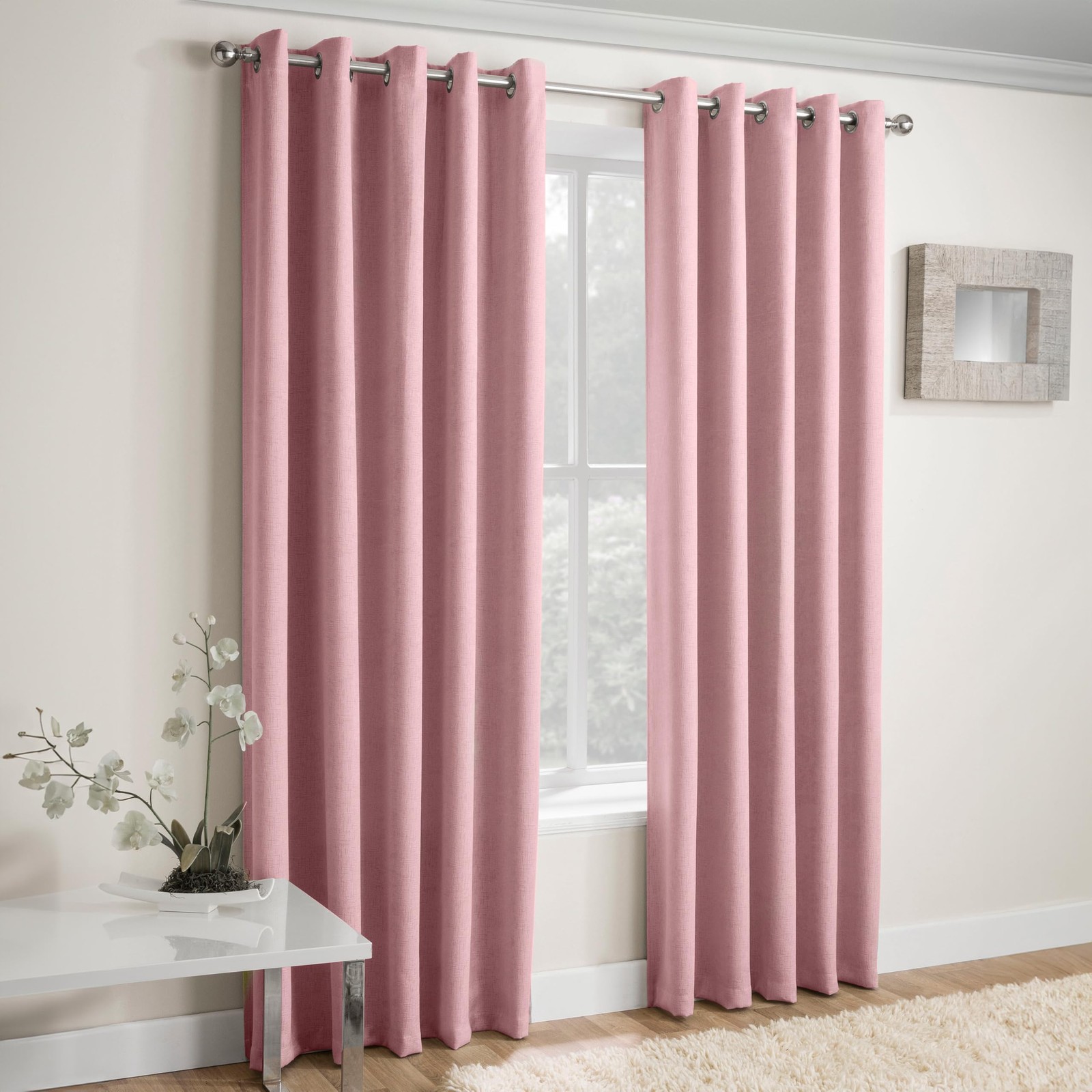 Curtains, Blush, Width 229cm x Length 137cm