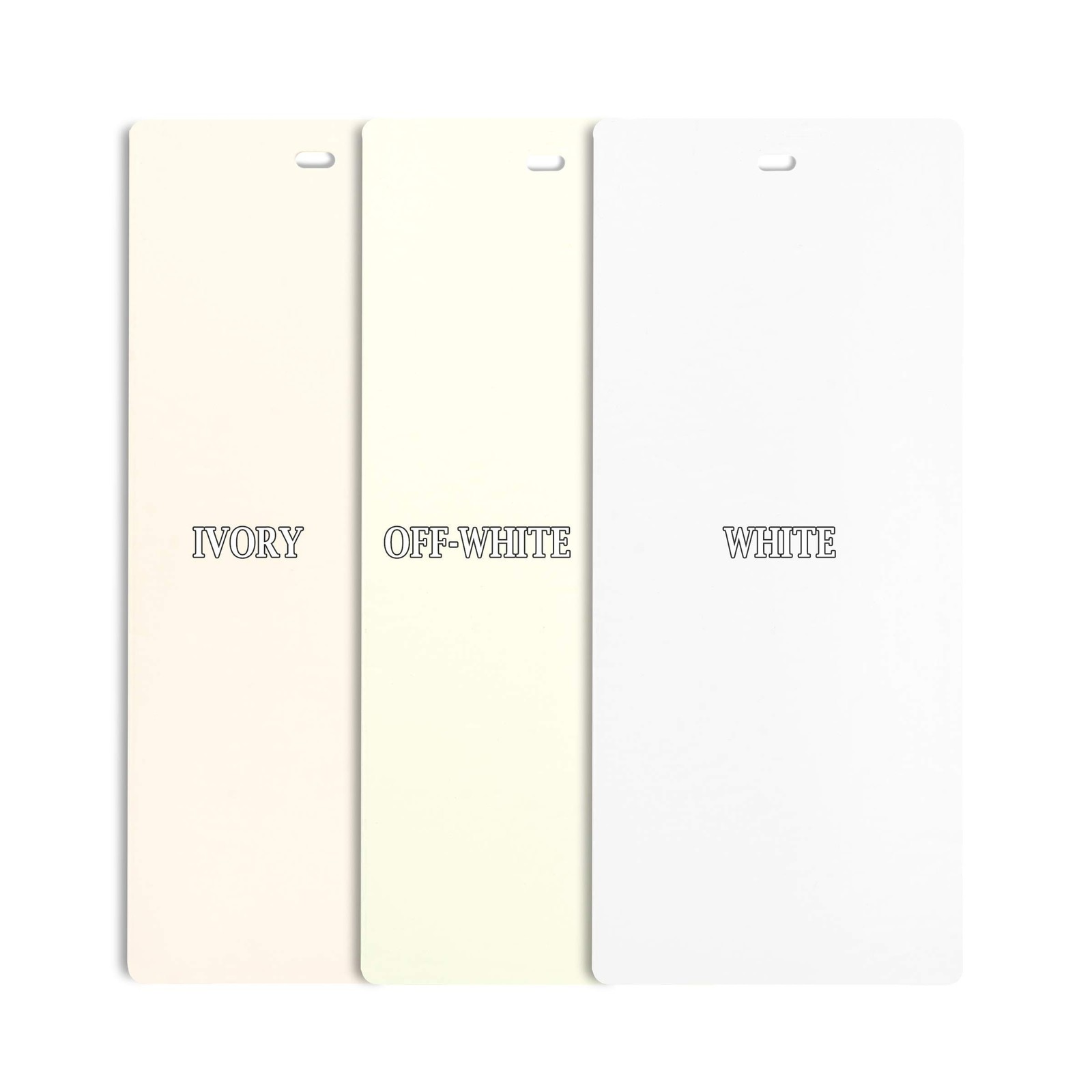 DALIX PVC Vertical Blind Replacement Slats Curved Smooth White 70.5 x 3.5 (20…
