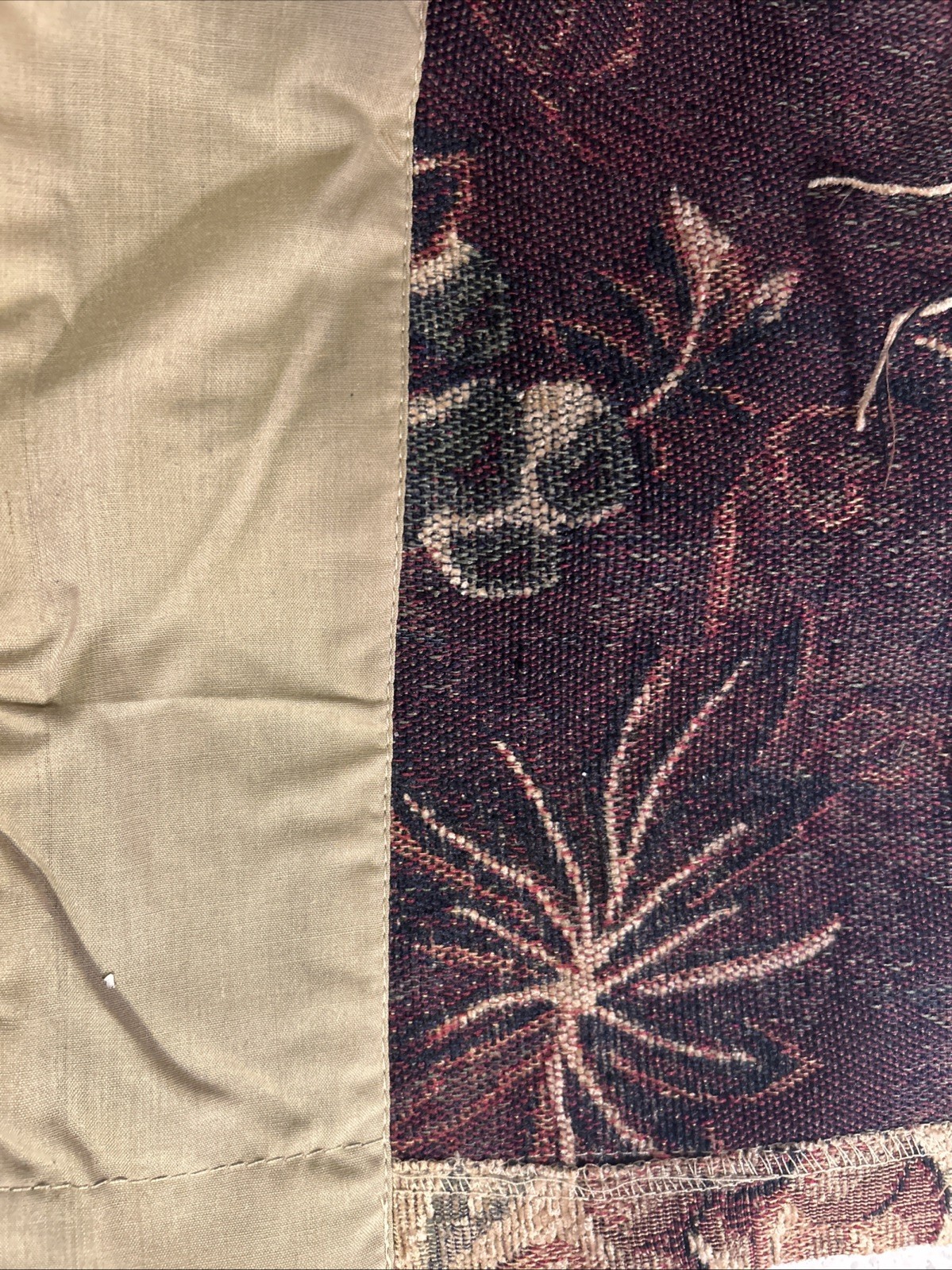 Designables Pinot Grigio Curtain Panel 56”x 84” Grapes Floral Tapestry Fabric