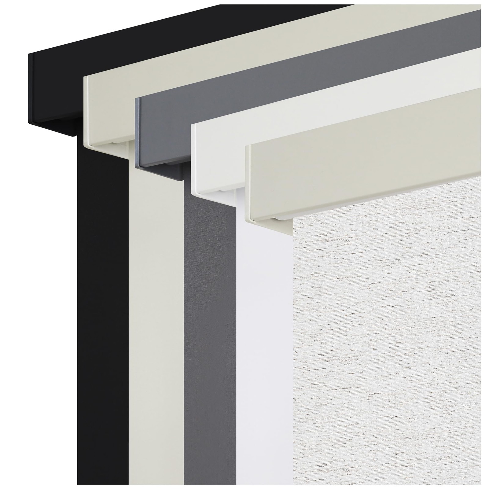 Cordless Blackout Roller Shades Blinds for Windows Free-Stop,Pull Down Room D…