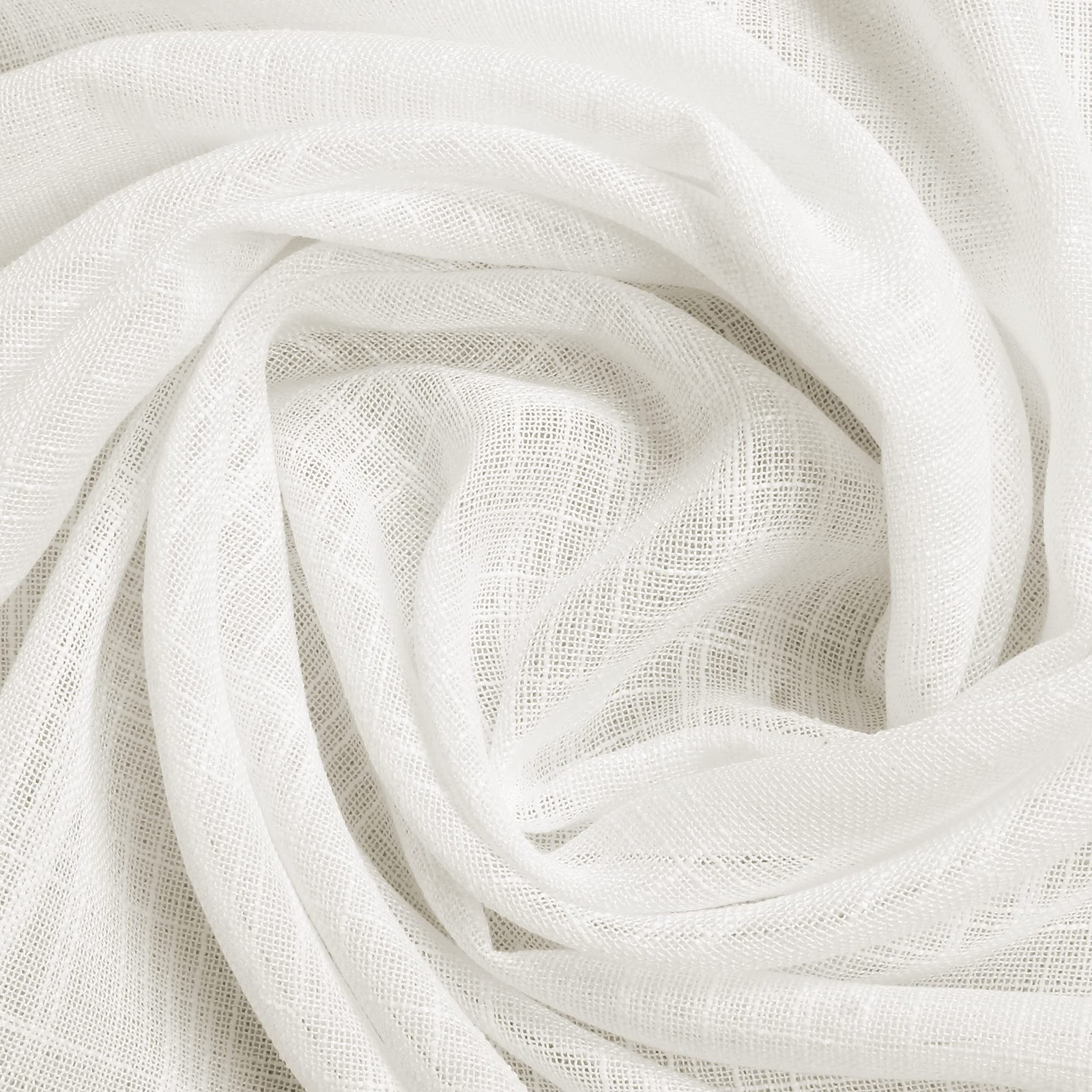 Palma Linen Textured Semi Sheer Curtains Grommet Linen Drapes 90 Inches Long …