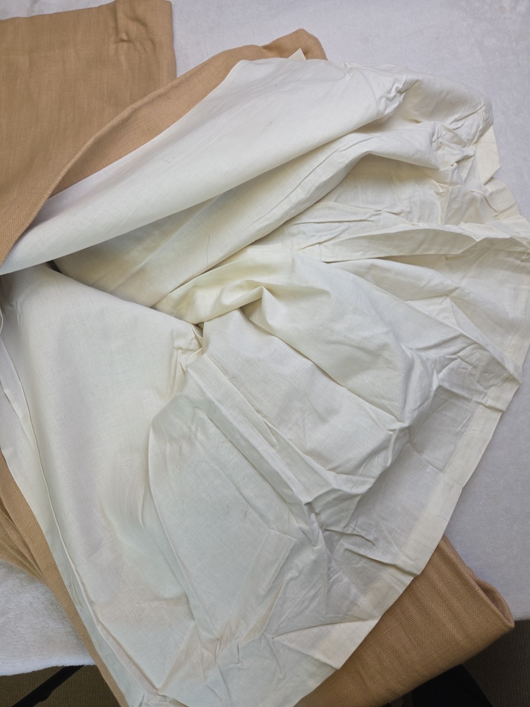 RESTORATION HARDWARE Belgian Textured Linen 50×96 Drapes Curtains Straw Choose #