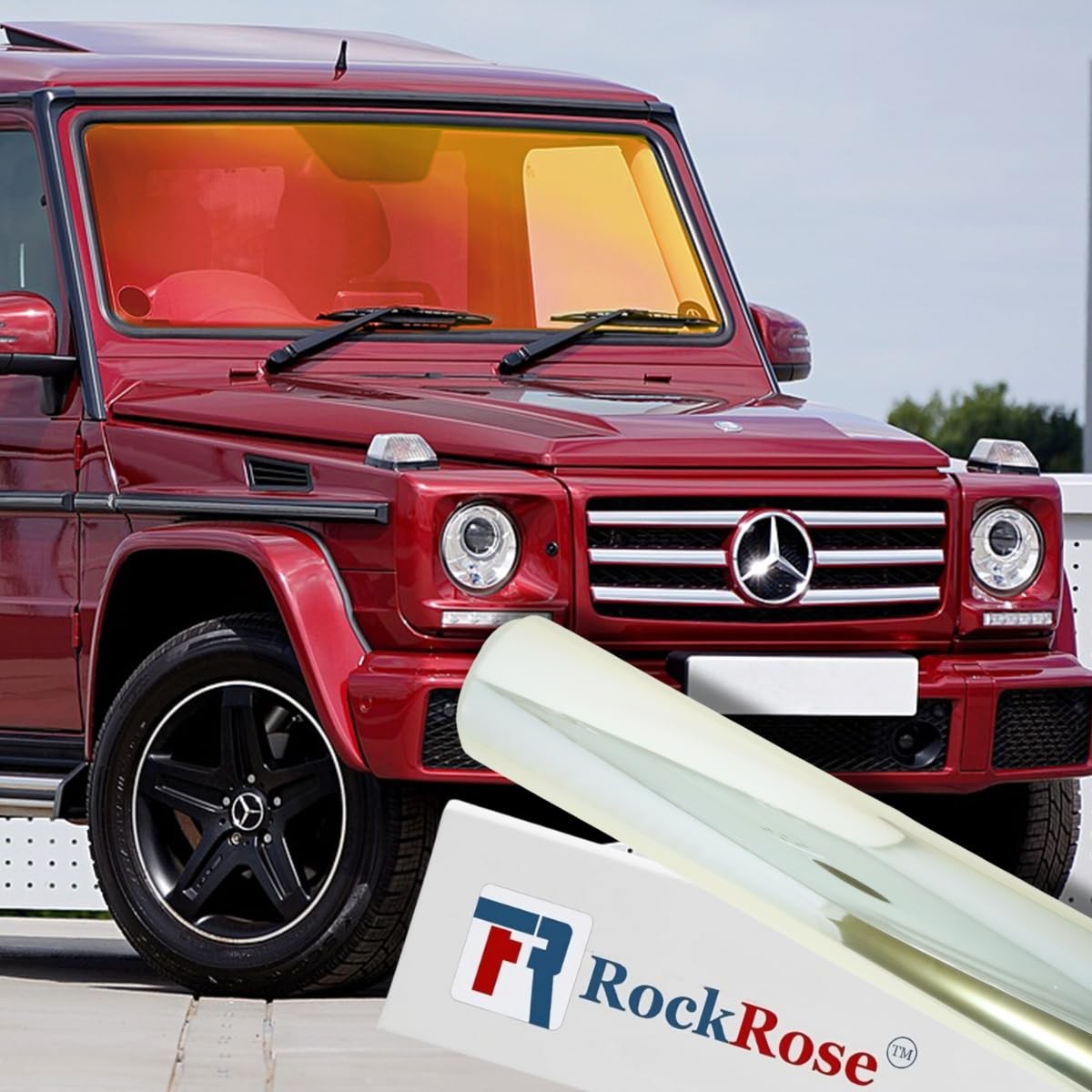 RockRose Citrus Shift Chameleon Window Tint for Cars, Color Window Tint Film;