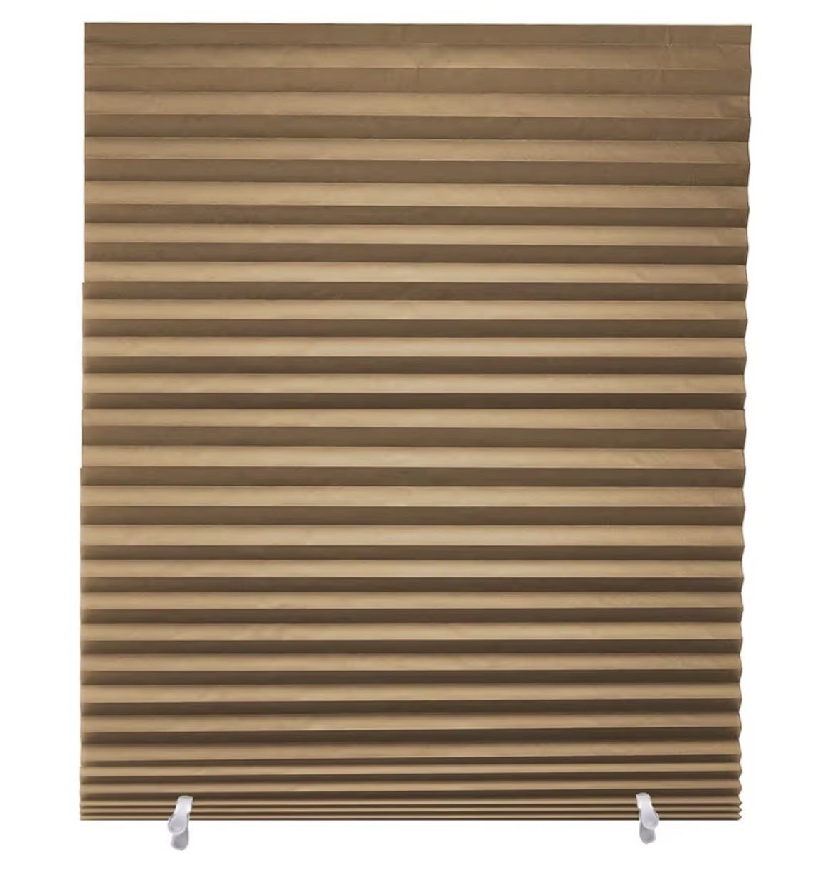 6 Pack Brown Kraft Paper Pleated Shades 24×72″ No Drill Window Blinds NEW