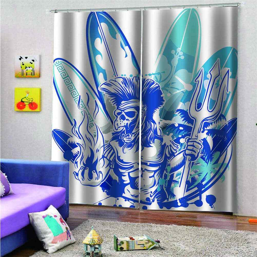 Indigenous people possess many skill Printing 3D Blockout Curtains Fabric Window