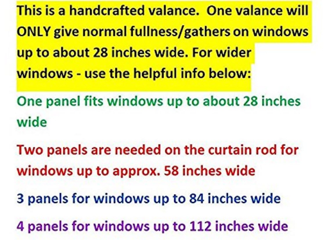 Sewing Notions Valance Sewing Alteration Workroom Shop Window Curtain Valance