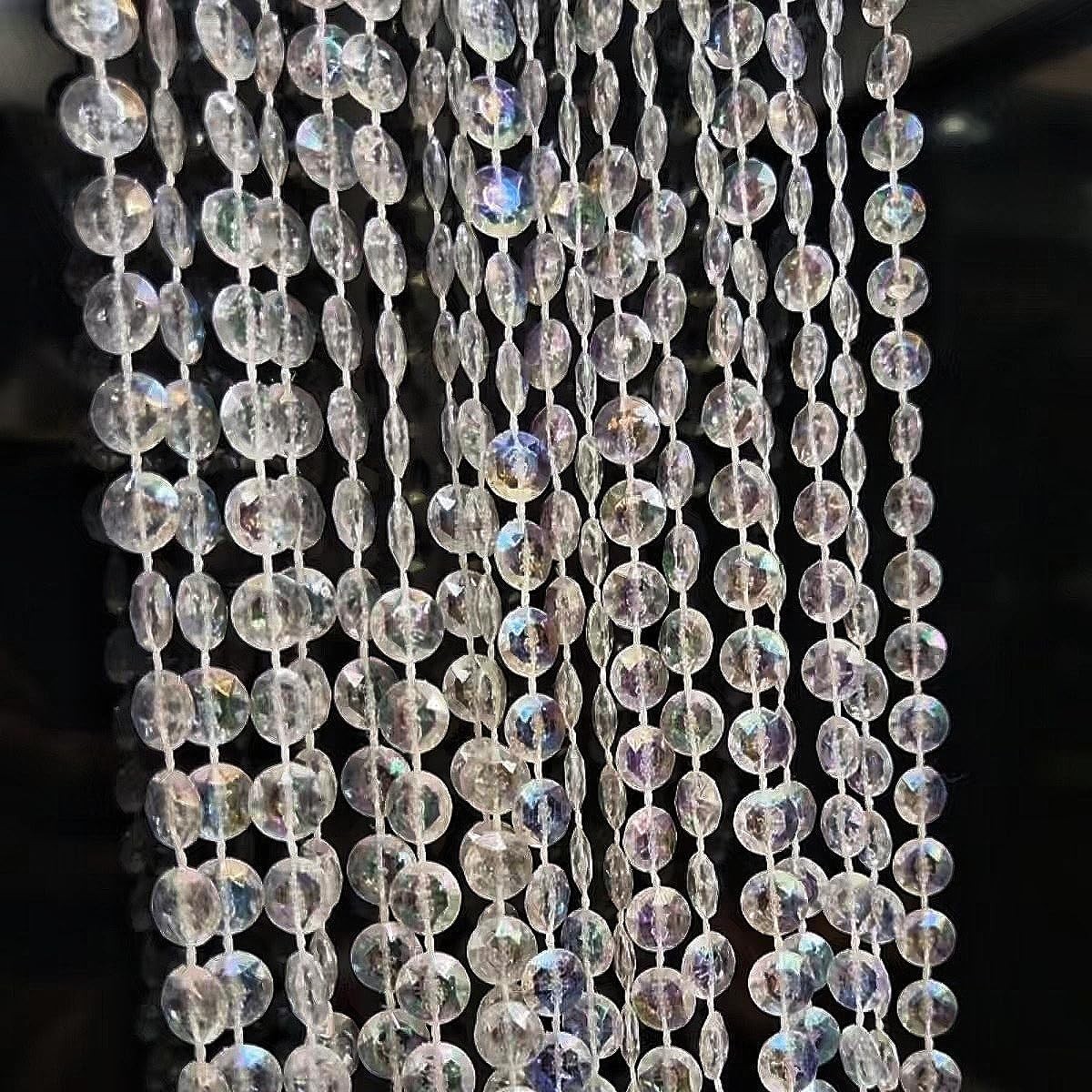 Beaded Curtain Doorways Acrylic Hanging Door Beads String Curtains Tassel Roo…