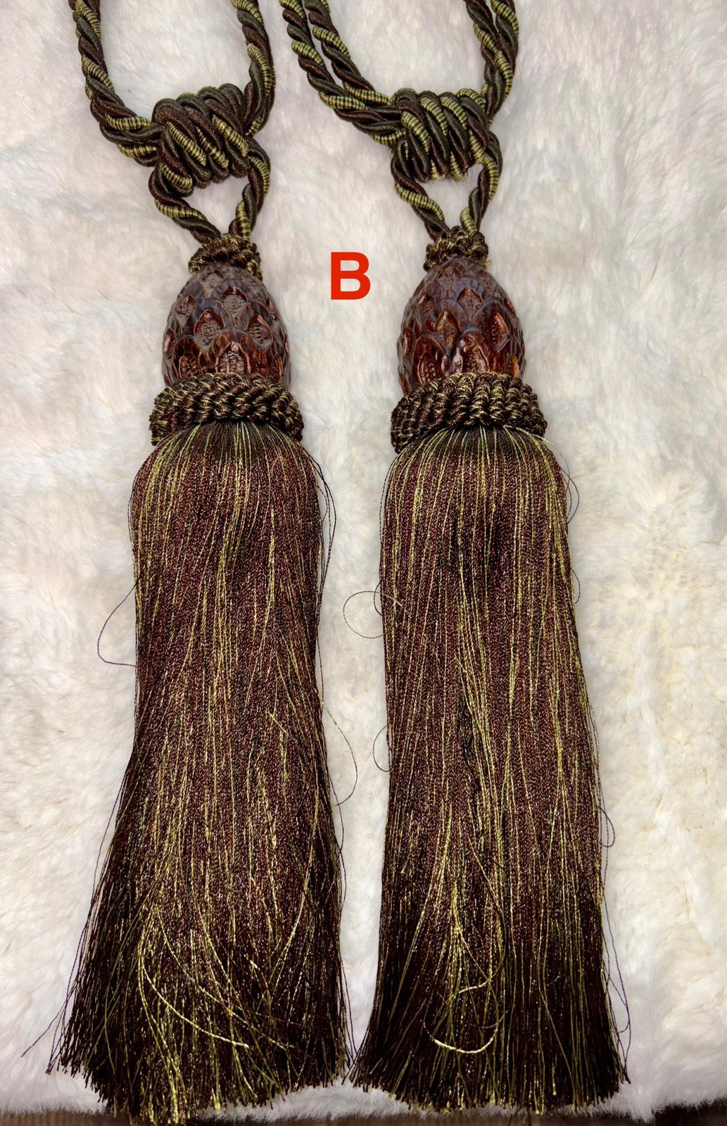 Curtain Drapery Tassel Tiebacks Different Styles & Colors NEW