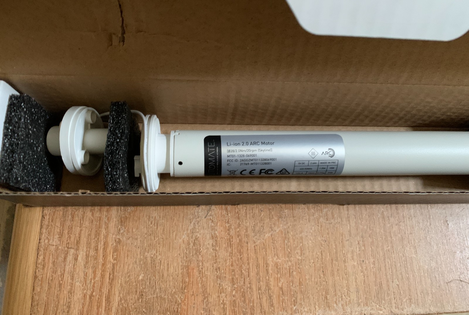 Rollease Acmeda Automate Li-ion 28mm 2.0 Motor- MT01-1328-069001 5V Rechargeable