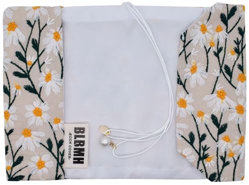 BLBMH A6 Embroidery Book Covers Planner Cover Protector Fit for 6in Daisy2