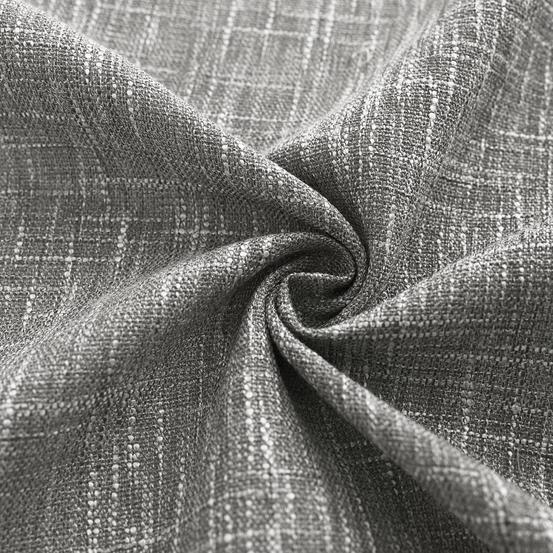 Ombre Window Curtain Panel Linen Gradient Print on Rayon Blend Fabric Drapery…