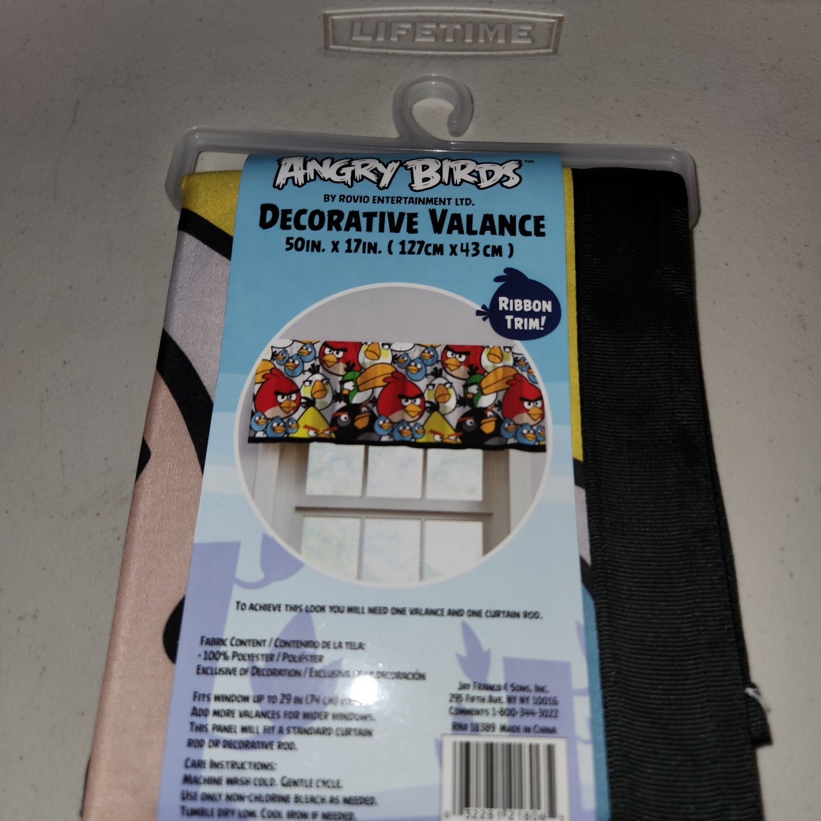 Angry Birds decorative window valance 50″x17″