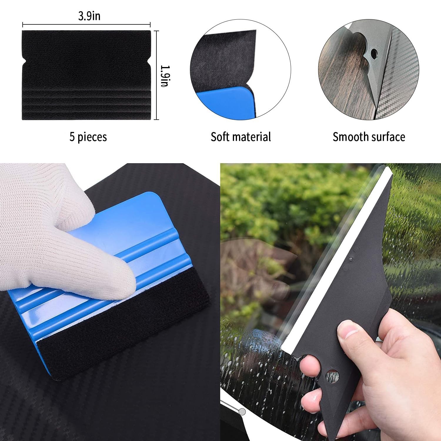 36 PCS Car Window Tint Kit – Vinyl Wrap Tools for Automotive Film Installation