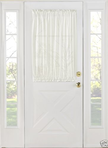 SHEER VOILE DOOR PANELS, CURTAINS FOR FRENCH DOORS