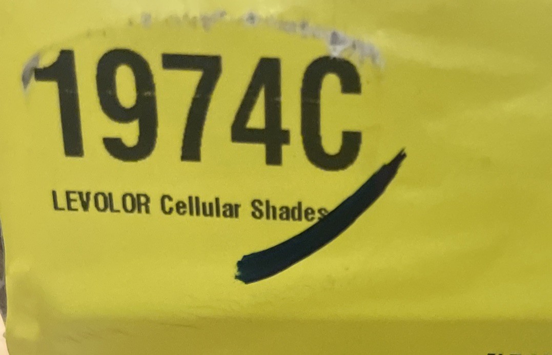 LEVOLOR Trim+Go Blackout Cellular Shade Graphite 34×72 Cordless Trimmed