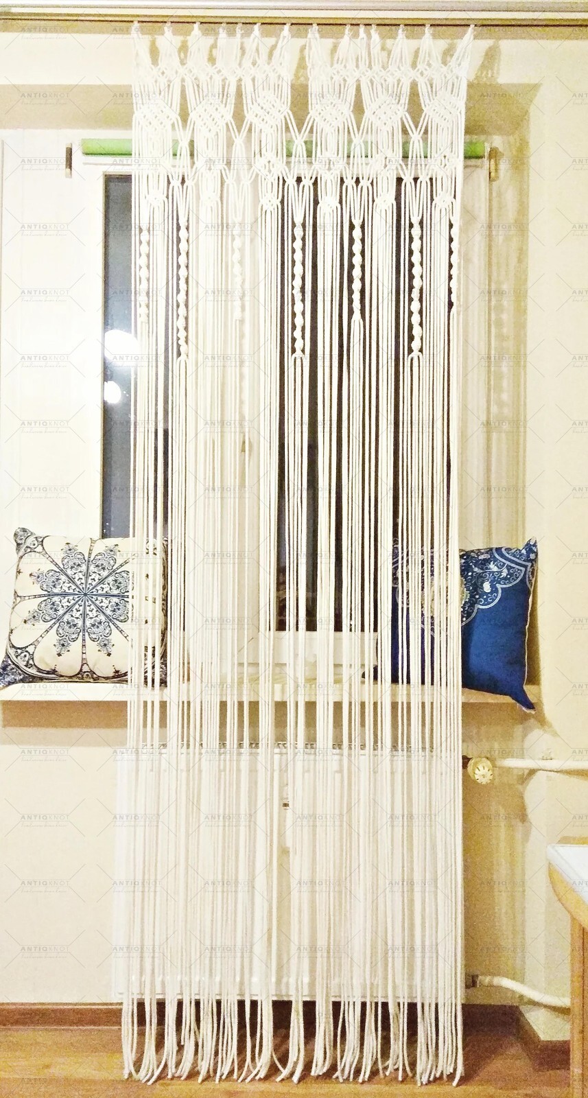 Macrame Door Curtain | large Wedding Backdrop | Large Tapestry | Window curtain