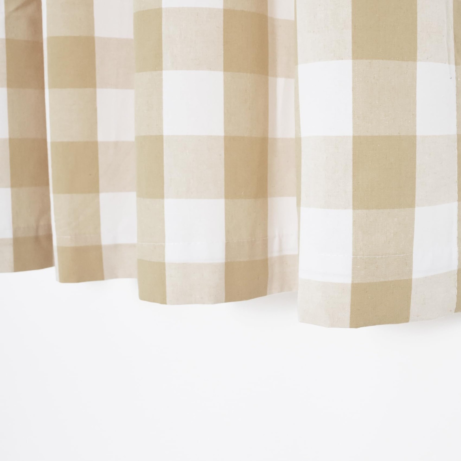 Natus Weaver Buffalo Check Kitchen Tier Curtais 36 Inches Long Plaid Gingham