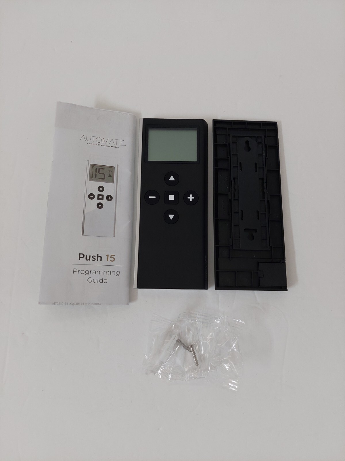Rollease Acmeda Automate Push 15 Channel Remote Black #MT02-0101-050008 433.92MH