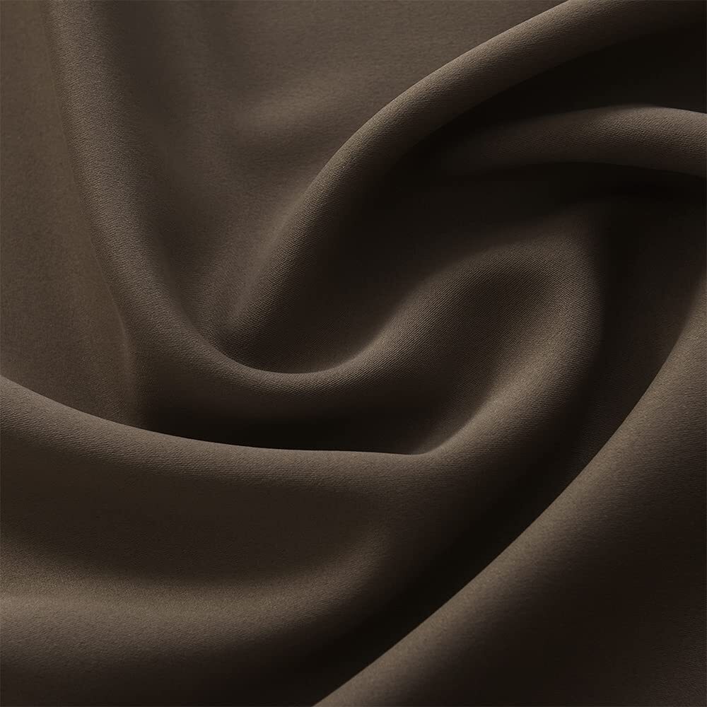 Rose Home Fashion Blackout Patio Door Curtain Thermal Insulated 100W x 84L T…