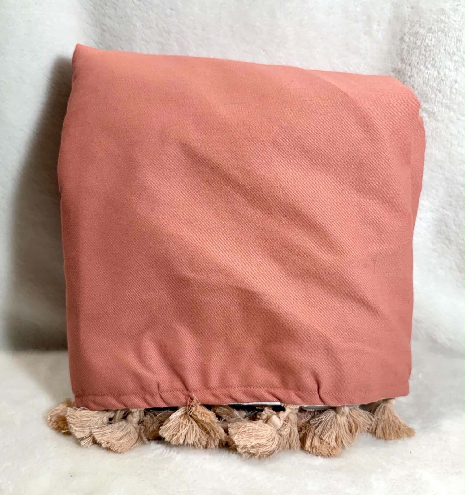 Pillowfort 42×95 Tassel Kids Blackout Window Curtain Panel Rose Pink