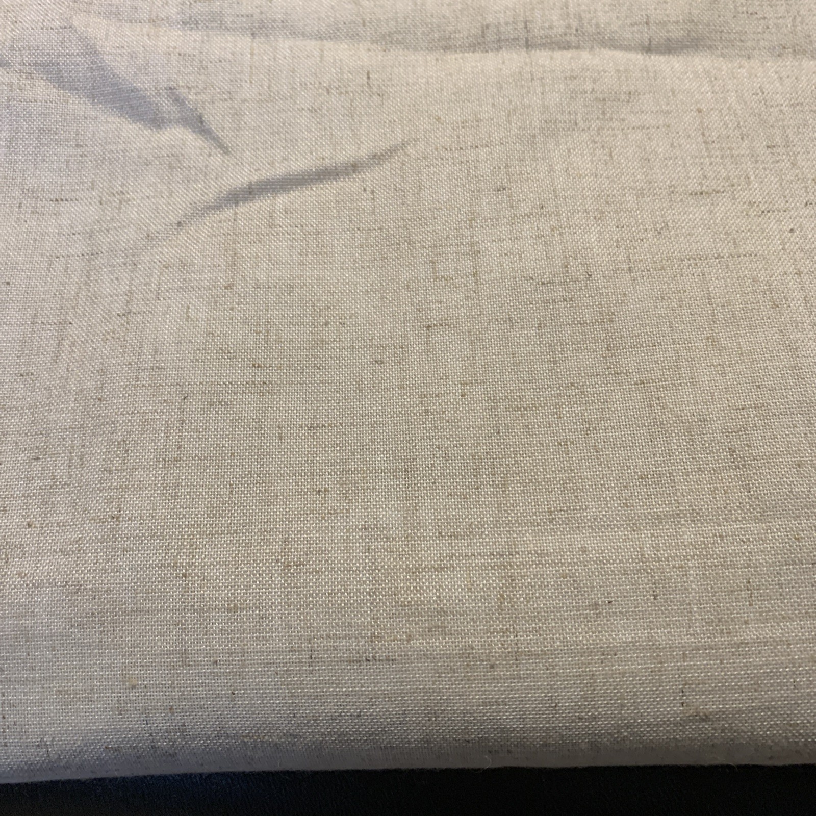 Grommet Curtain Panel Pair Off White Blackout Cream 50×64 Light Weight