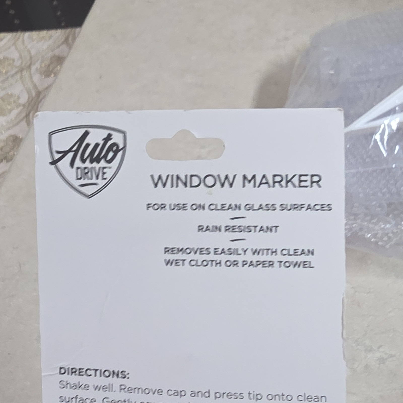 Returned Item Window Marker For Use On Clean Glass Surfaces