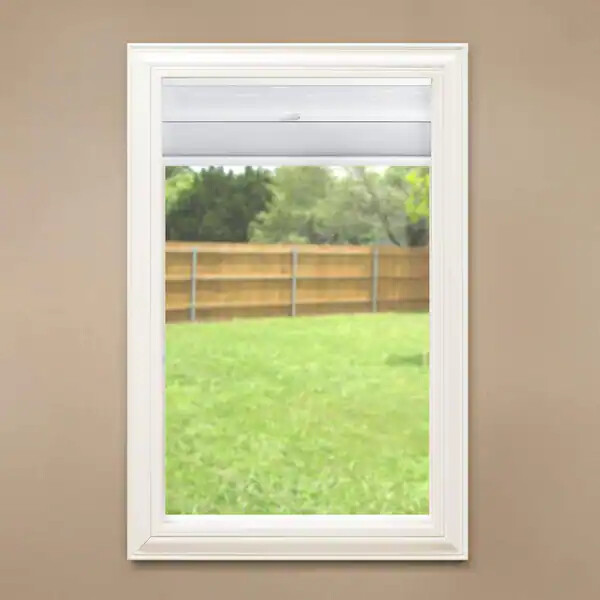 Custom Cut Snow Drift/Shadow White Cordless Day and Night Cellular Shade