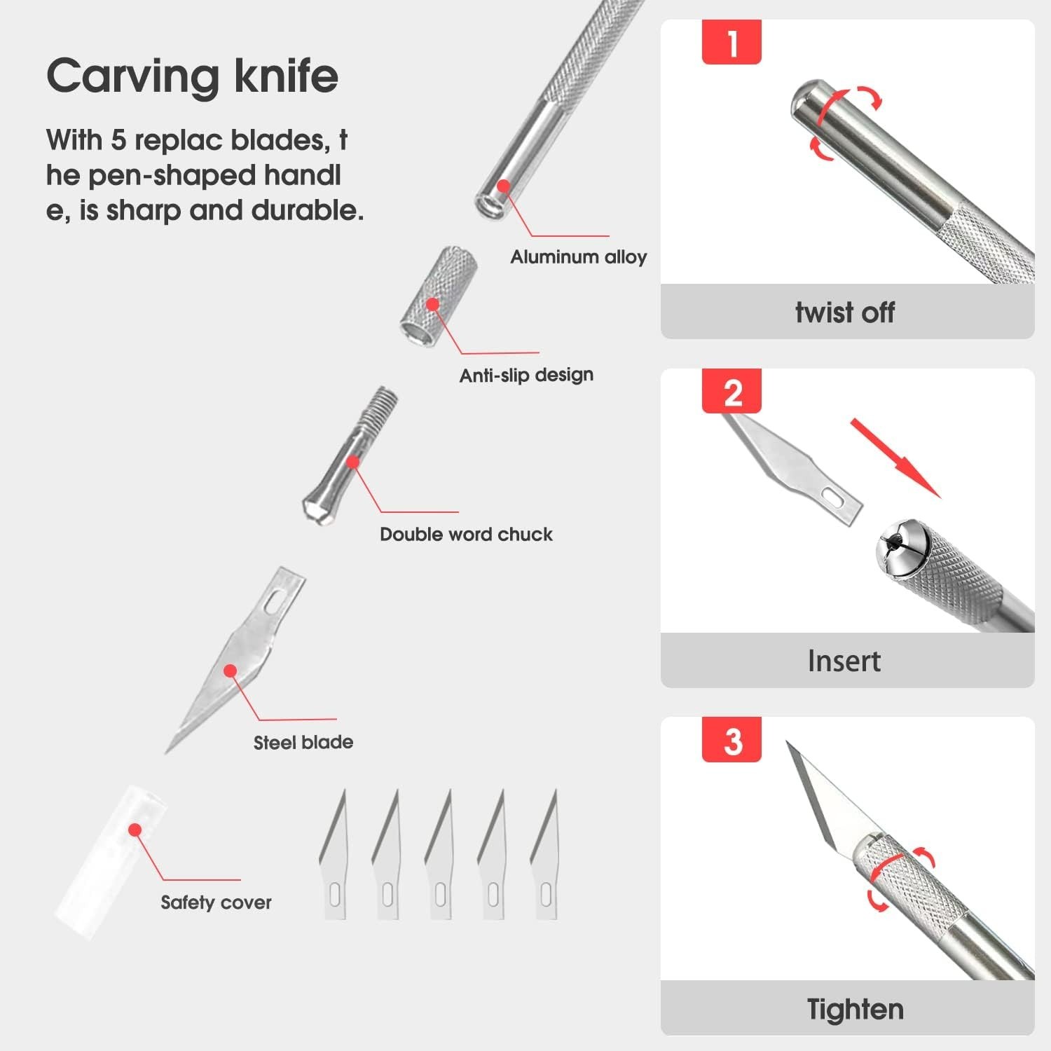 Professional Car Window Tint Tools Kit 9 Pieces for Easy Application