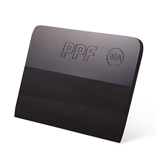 PPF Squeegee for Vinyl 90A Hardness Size Anti-Scratch TPU Rubber Medium Black