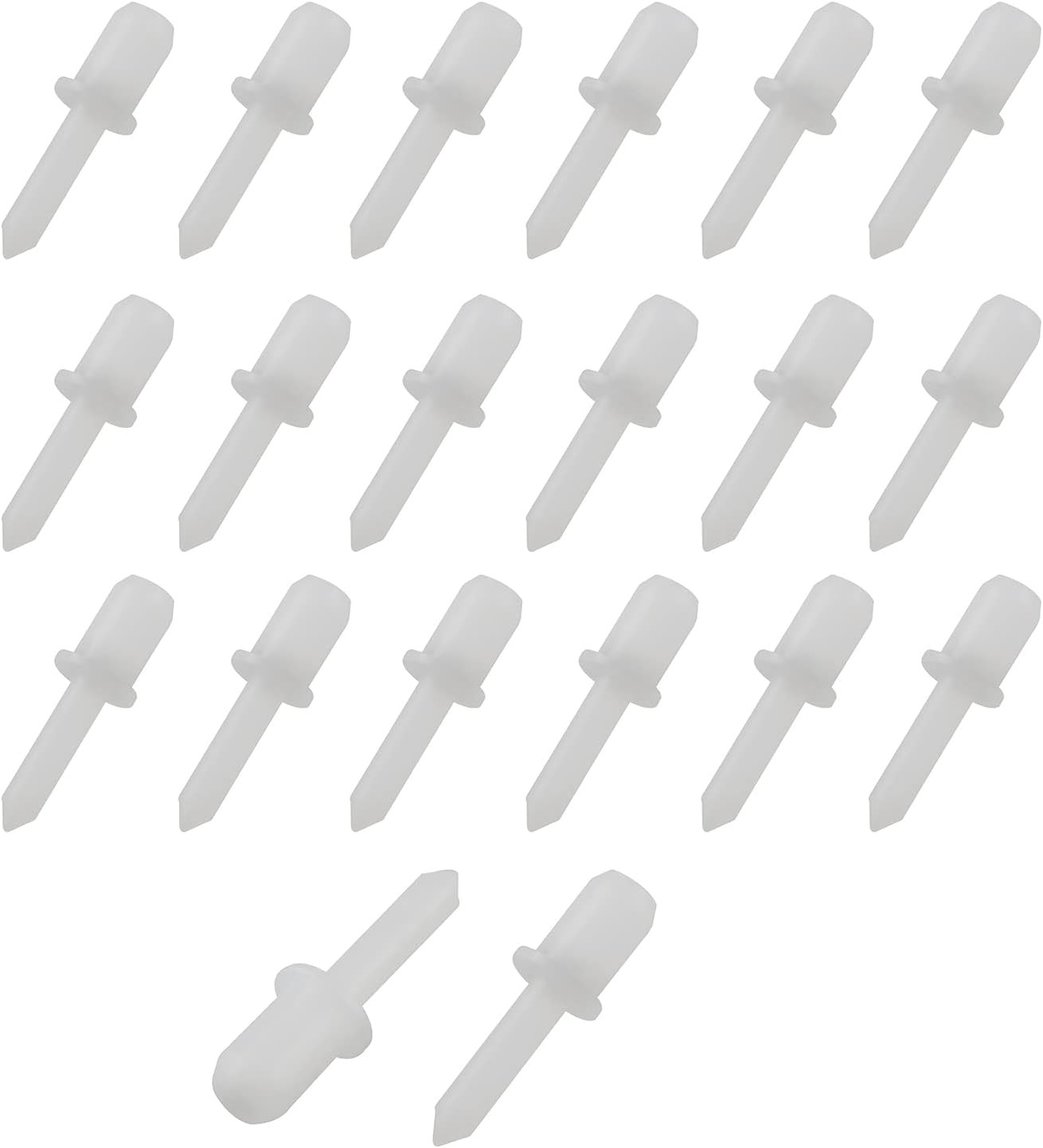 Standard Nylon Shutter Pins 20PCS Shutter Louver Repair Pins Non-Retractable