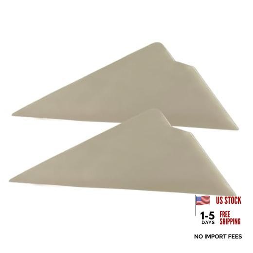White Triangle Contour Squeegee Car Window Tint Tools – Multi-Edge – 2PCS