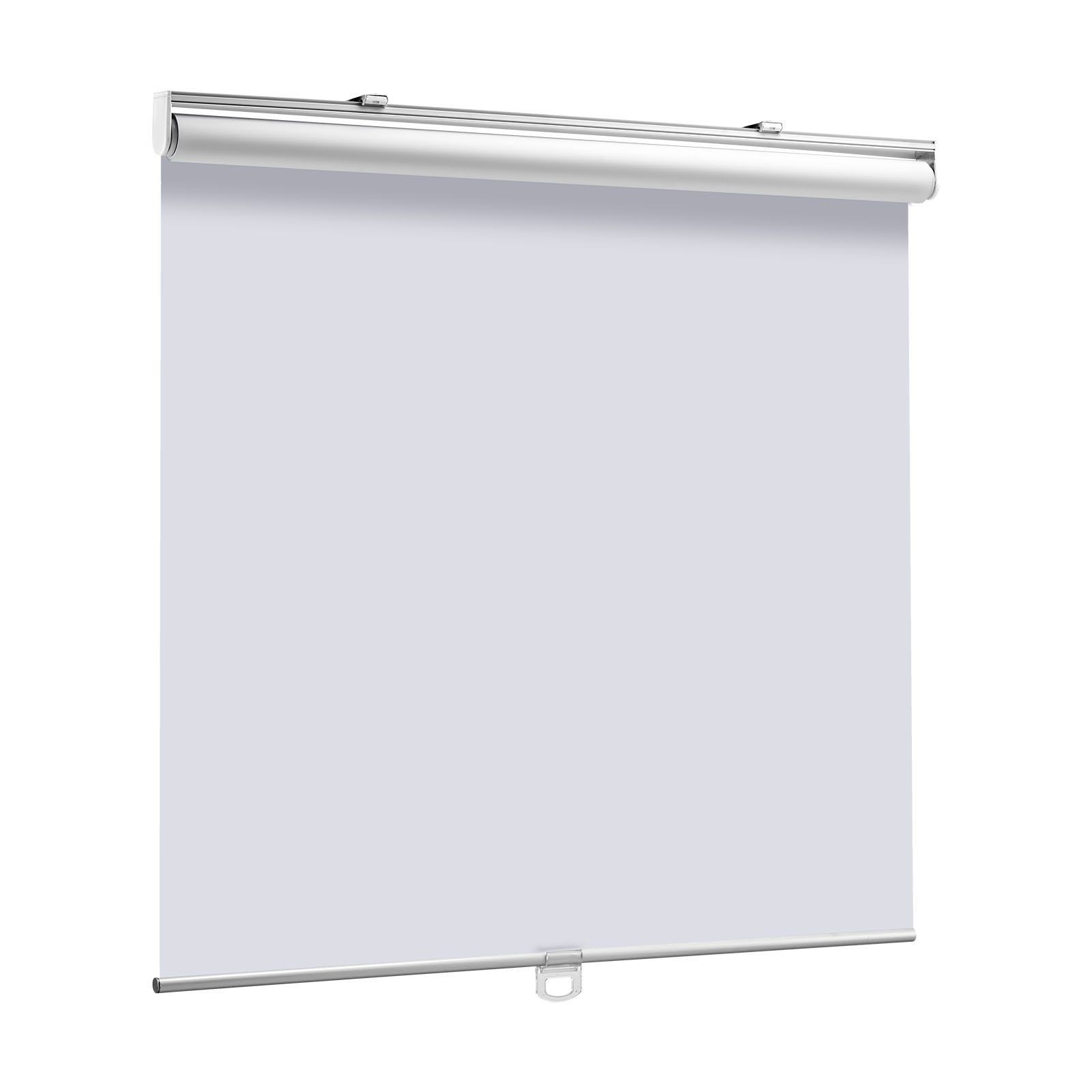 34x72in Cordless Roller Shade White Blackout Thermal Insulated Adjustable