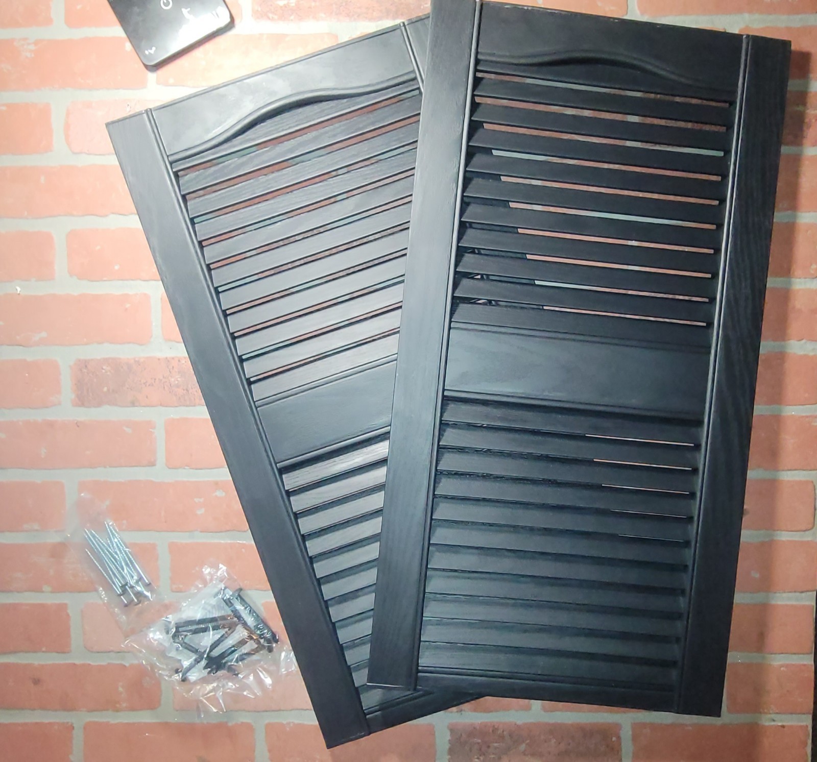 Vinyl Shutters 14.5in. Wide X 27in Long. Mid-America “Brand New” Still In Box.