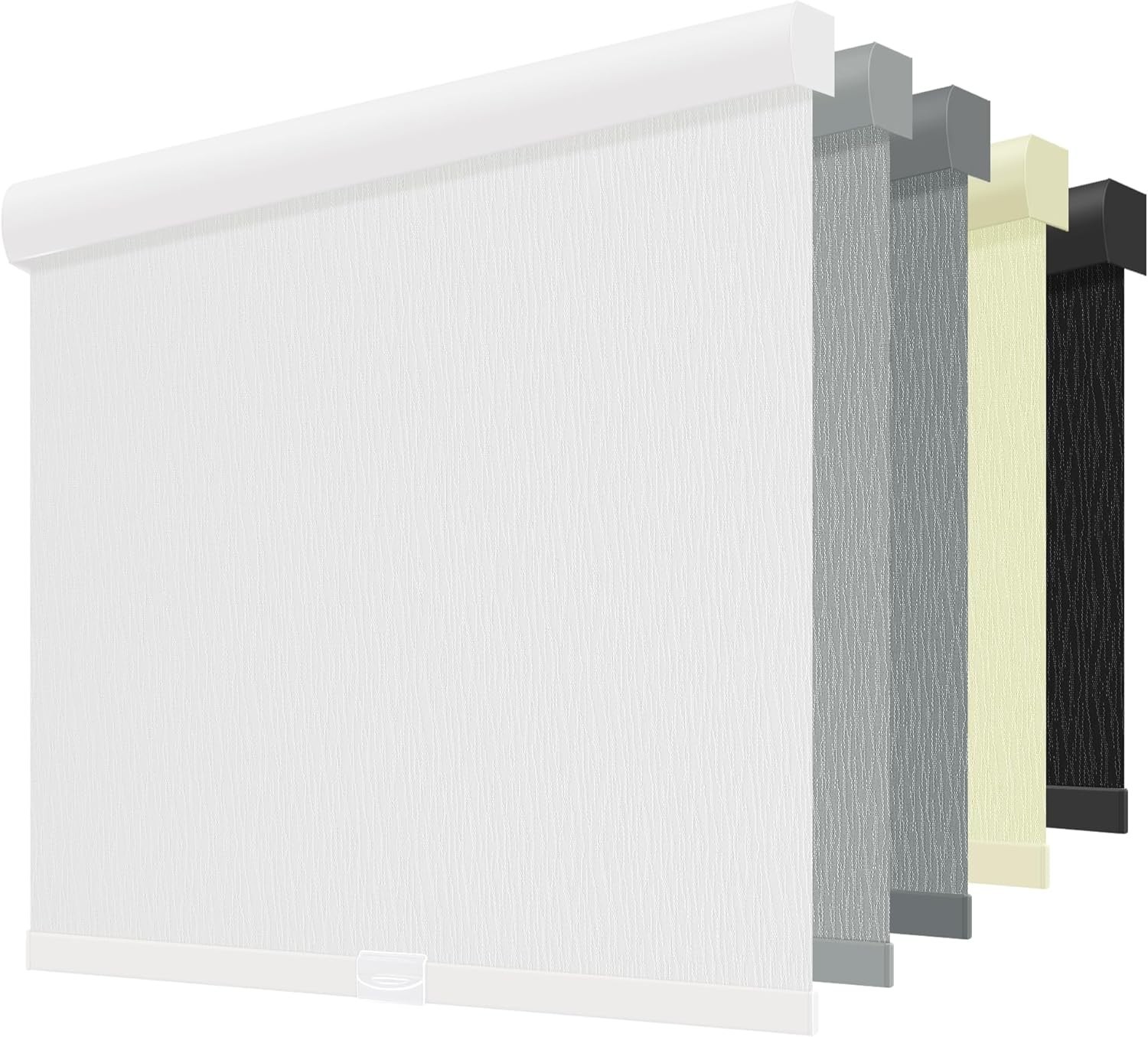 Cordless Blackout Roller Shades for Windows, Striped Free-Stop Window Blinds …