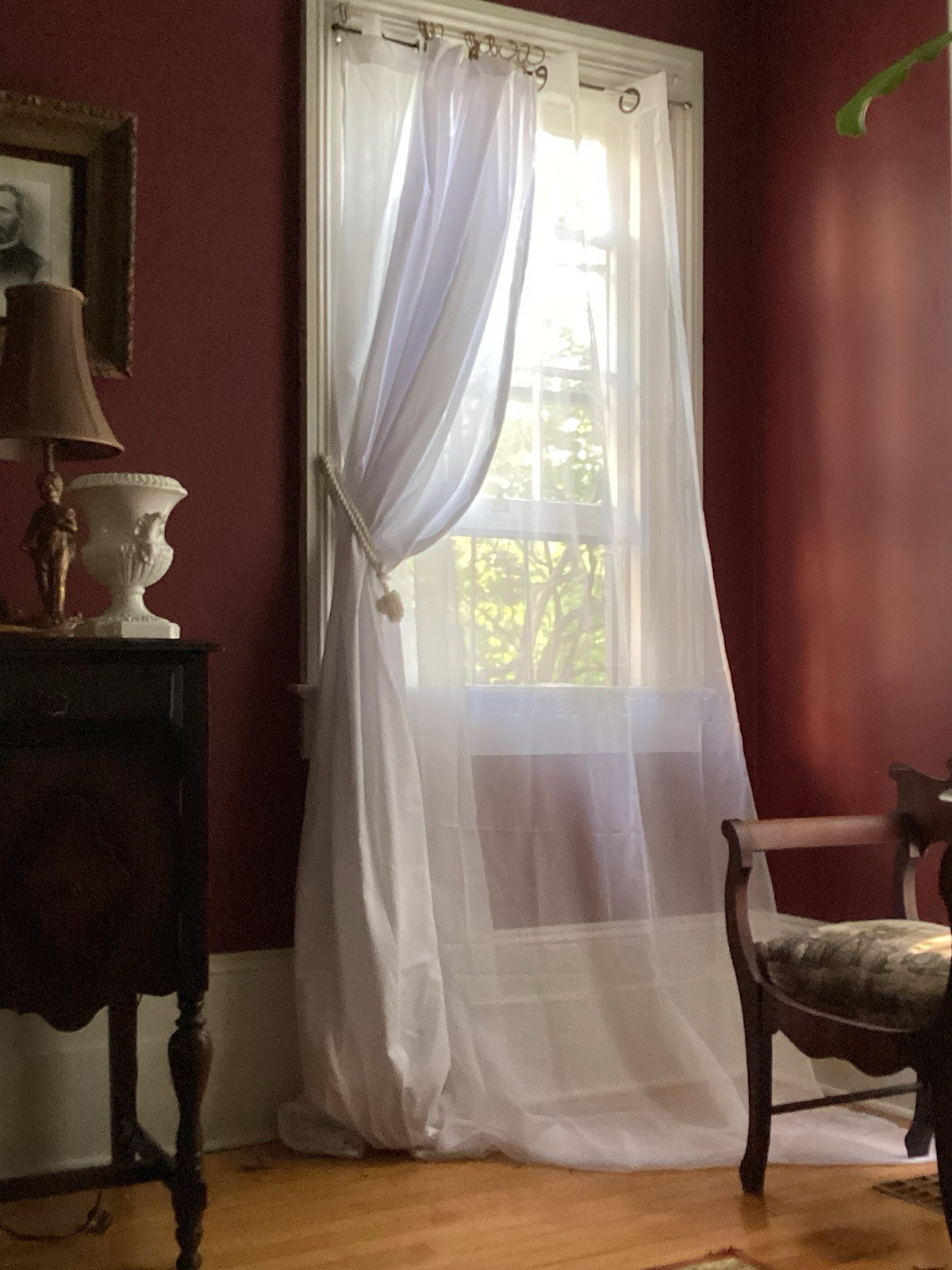 52×84” Voile Sheer Curtains – 2 Panels 100% Polyester Silver Grommets