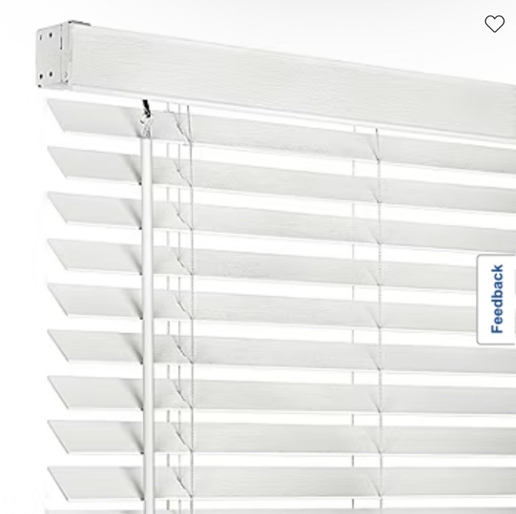 Custom Cut Ultra Premium 2″ Faux Wood Blinds 33 1/2 x 64” MSRP $195