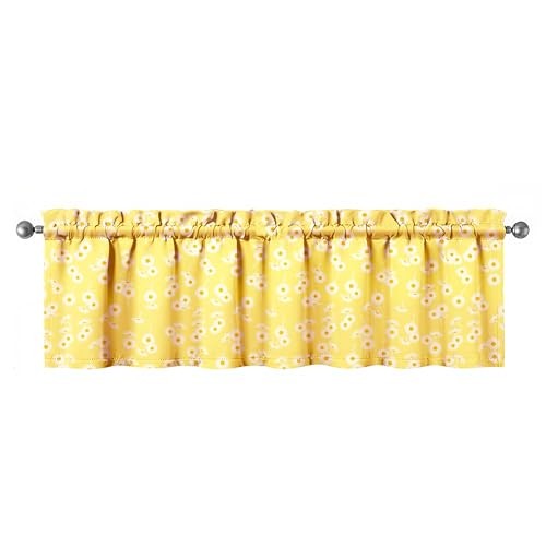 1 Piece Country Farmhouse Kitchen Curtains and 54″W x 18″L (Pack of 1) Blue1-15