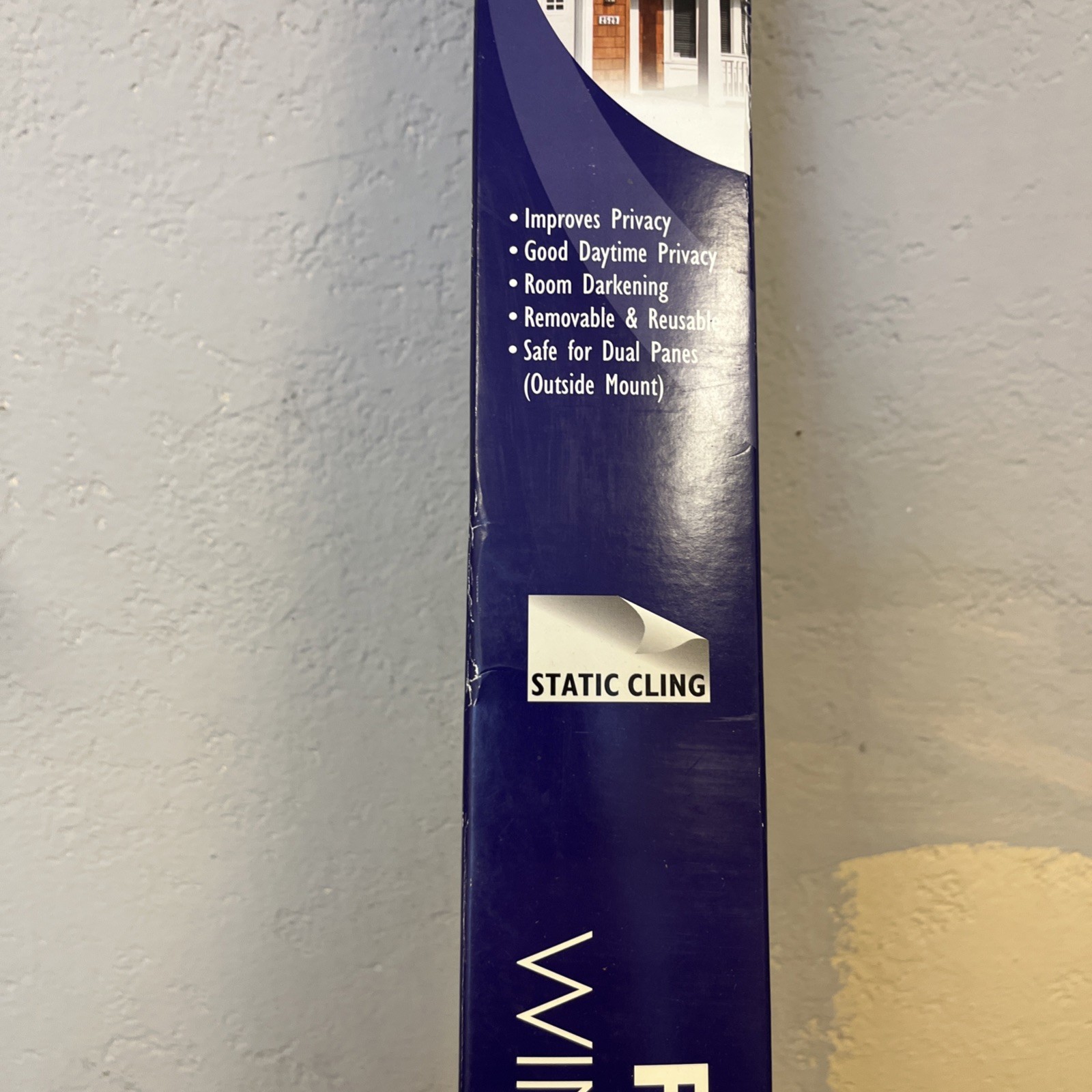Gila Decorative Privacy Residential Window Film Static Cling 3ft x 6.5ft NEW!!