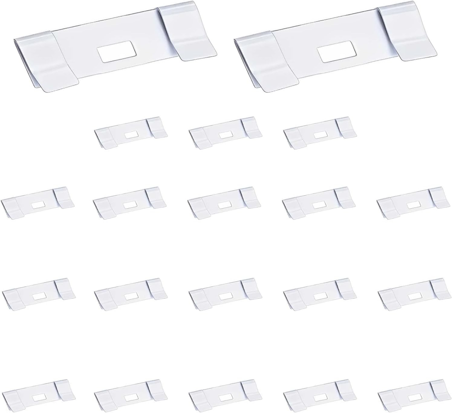 20 PCs Vertical Blind Repair Vane Metal Tabs Replacement Fixer Kit for Slats