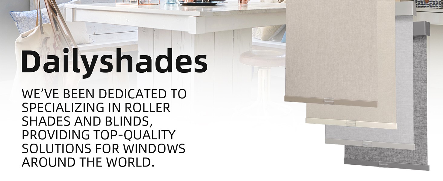 Blackout Roller Shades, Cordless Blinds with Valance, Window Shades for Home,
