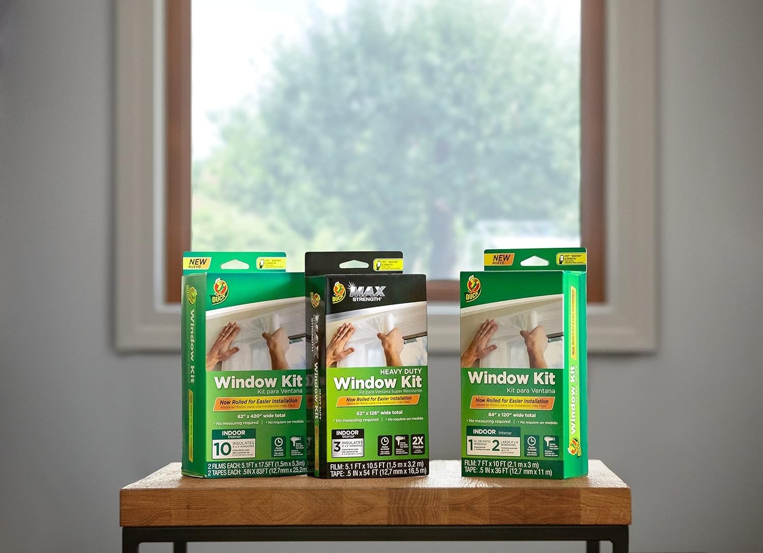 “Energy-Saving Window Seal Kit – Insulate 15 Windows with Simple Heat Shrink Fil