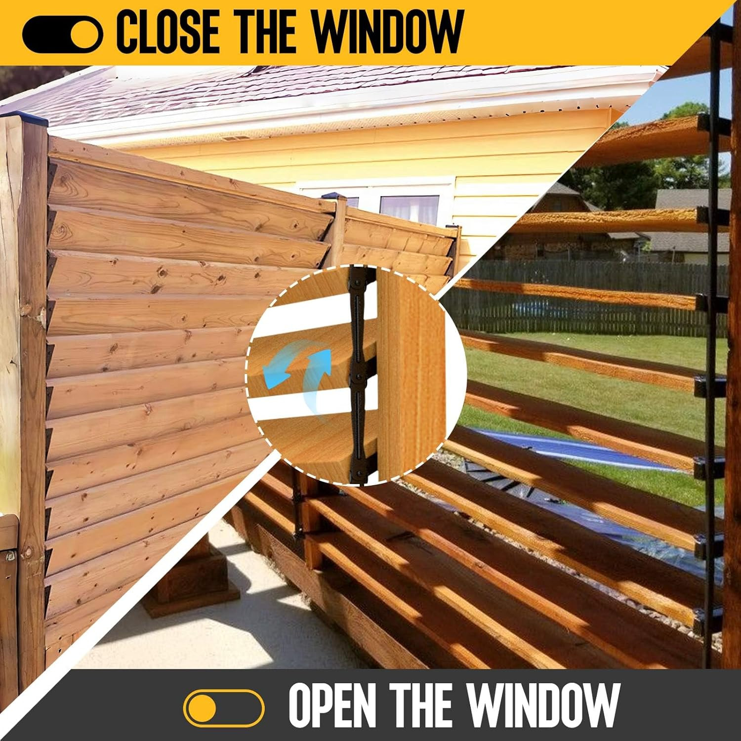 Louver Bracket Kit – Deck Sunblind System Brackets,Louver Hardware Kit,Holds up