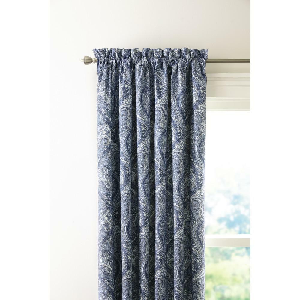 Home Decorators Collection Semi-Opaque Dandridge 84 in. L Cotton Drapery Panel