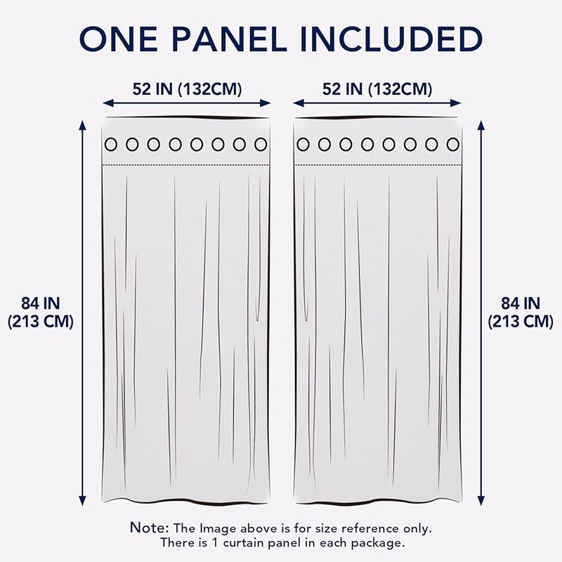Weatherproof Outdoor Curtains Durable UV Fade Resistant Privacy Panels 84 inch
