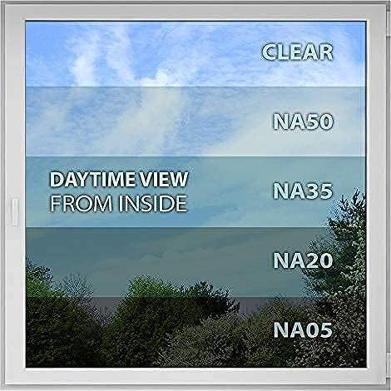 Daytime Privacy Window Film – Natural Black 5% – 24″x50″ Roll