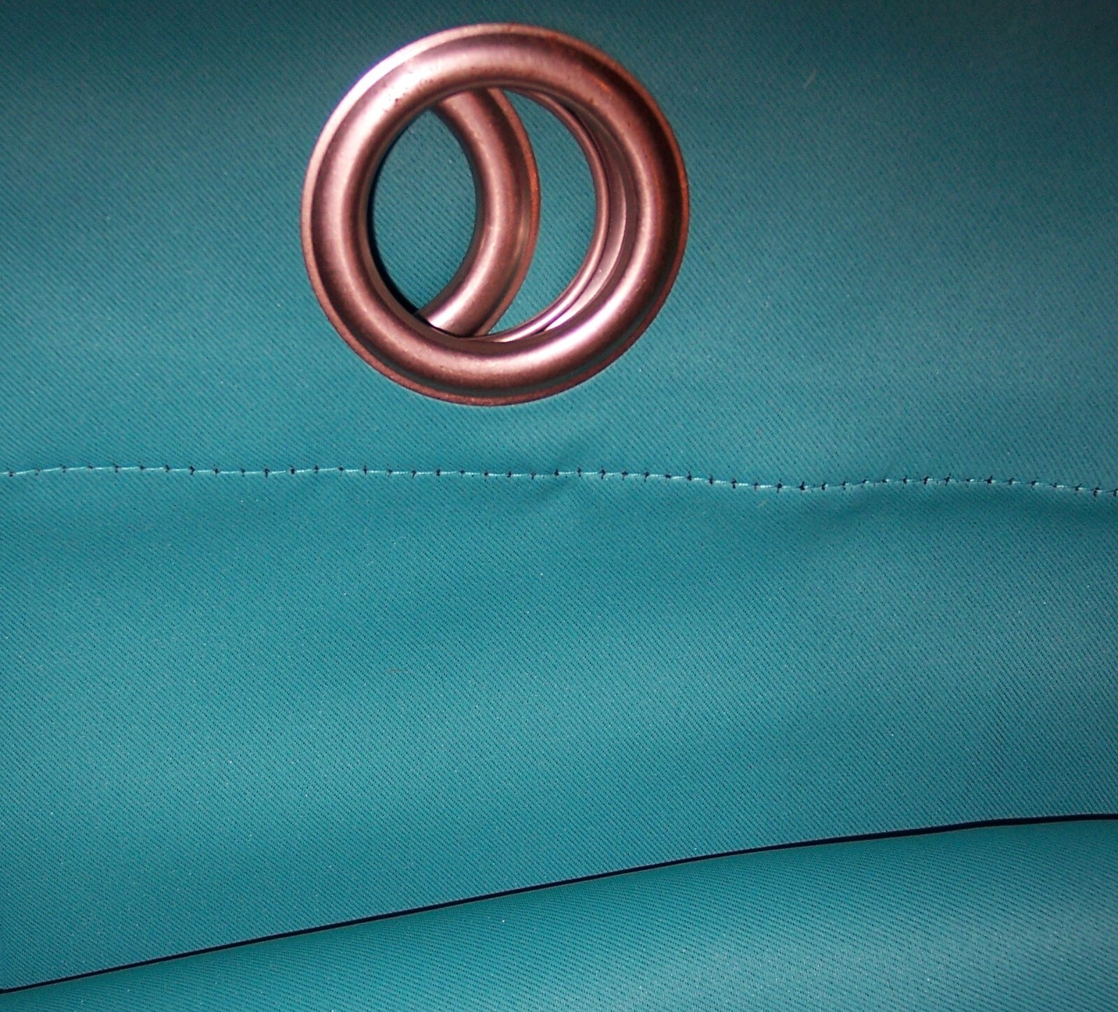 VCNY Home Neil Turquoise Solid Grommet Blackout Curtain Panel 52″ X 90″ NEW
