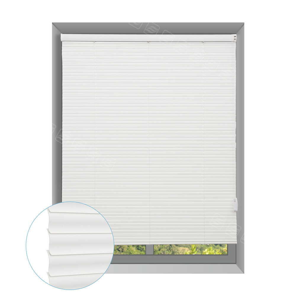 Changshade CUSTOM Cut Blackout Horizontal Blinds Corded 1inch Window Shades