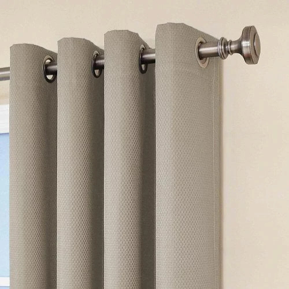 52″x63″ String Dane Grommet Curtain Panel, Blackout, Single Panel, Eclipse