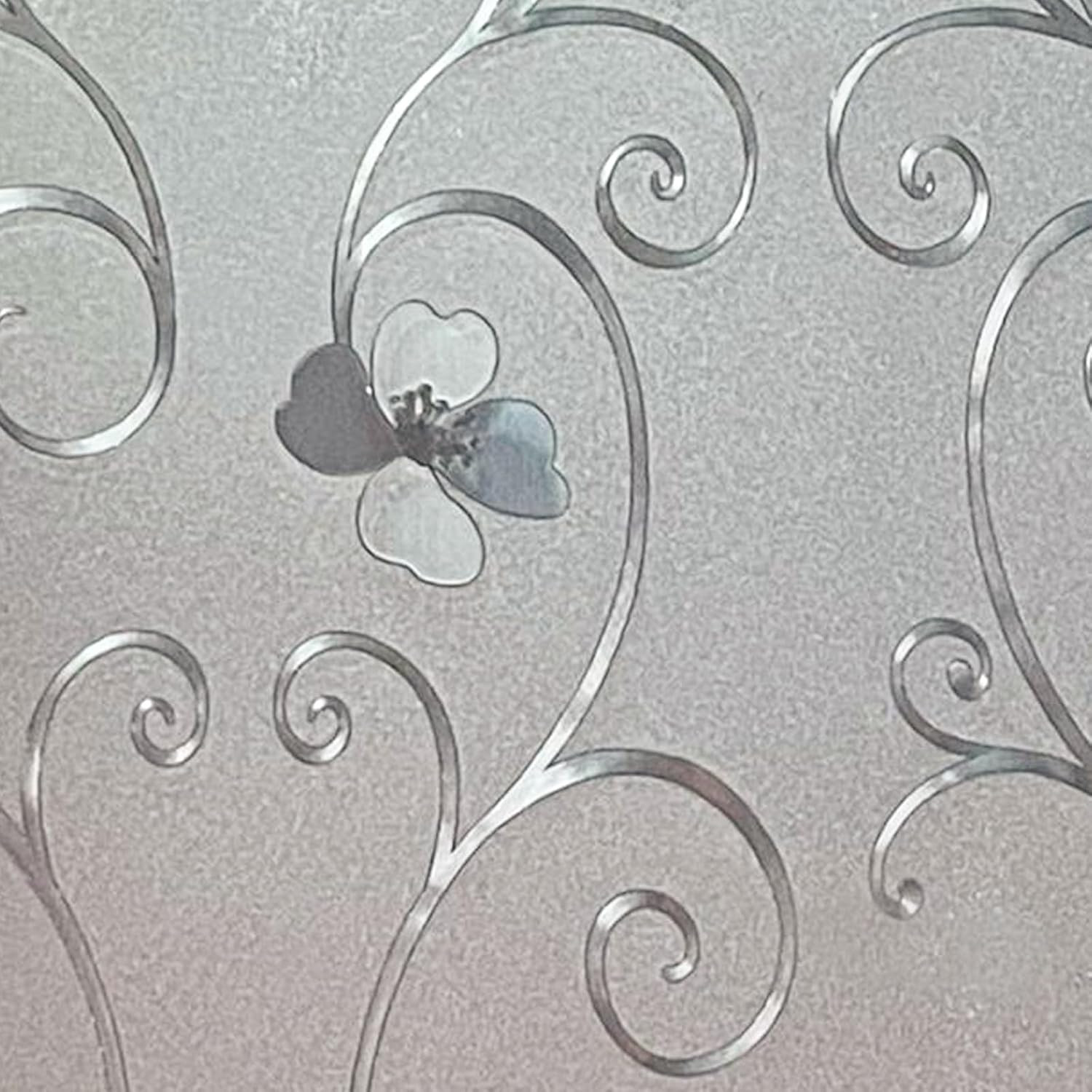 Window Privacy Film Frosted Window Glass Film No Glue Door Window Covering for O
