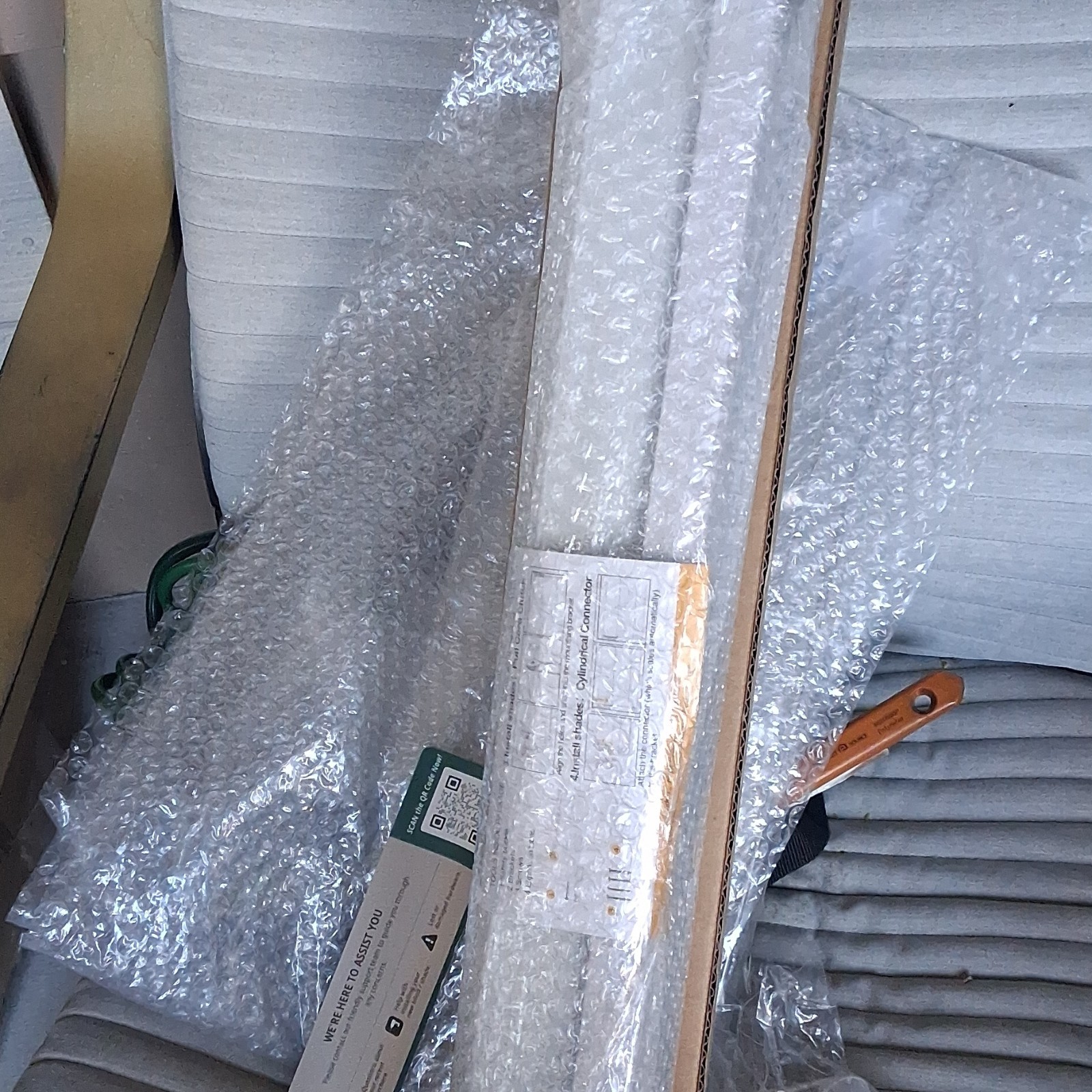 Roller Shades White Pull Cord Clutch Cylindrical Connector Inside Outside Mount